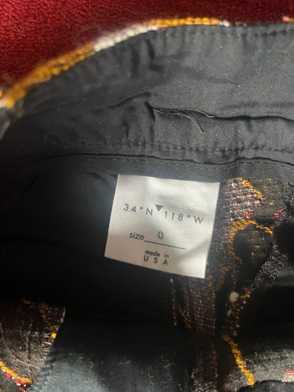 Anthropologie 34 N 118 W Leopard Print Pants Tweed with Pockets - Picture 4 of 9